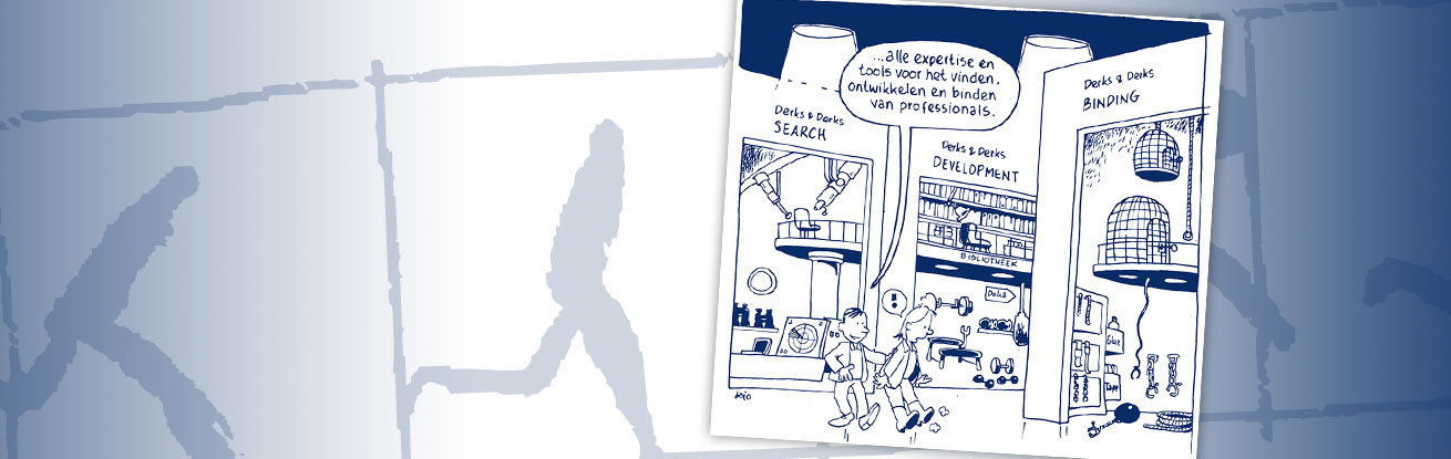 Het vinden, binden en ontwikkelen van professionals met humor belicht, check onze bureaukalender 2022!